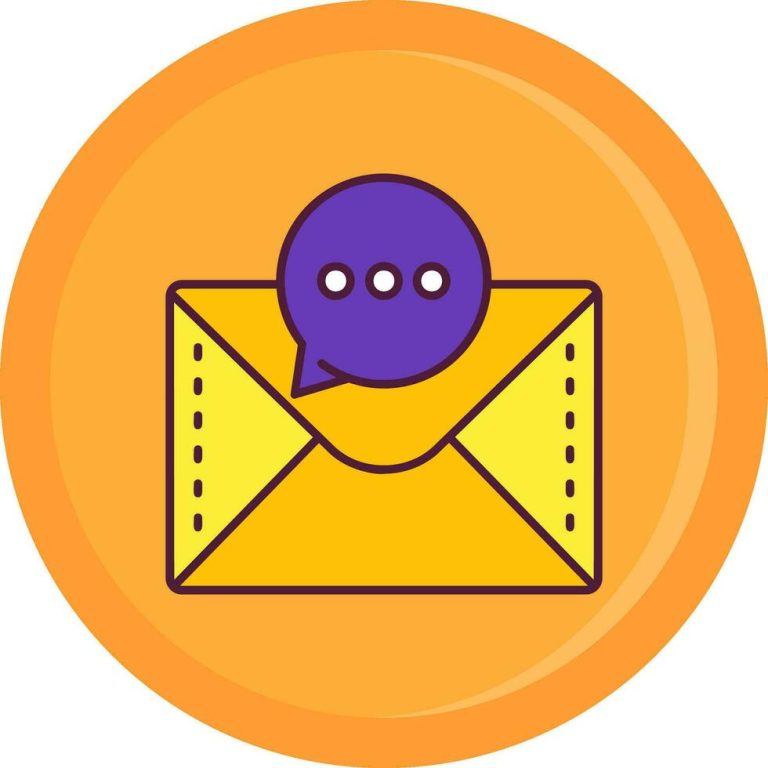 Chat line filled icon vector