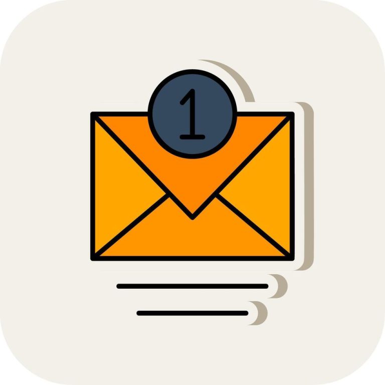 Message line filled white shadow icon vector