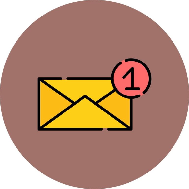 Notification creative icon design free vector
