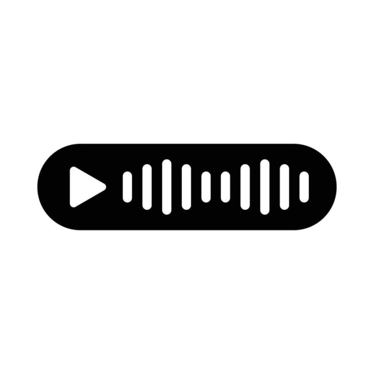 Voice message glyph icon for personal and commercial use free vector